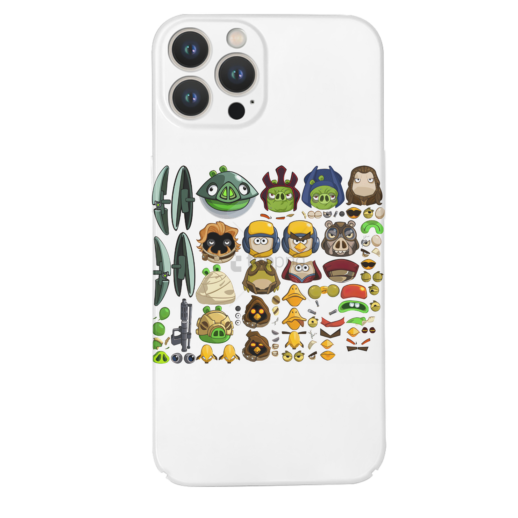 （画像用） Angry Birds アングリーバード 【iPhone 14シリーズ対応】ハードケース